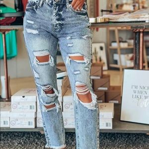 Distressed Jeans